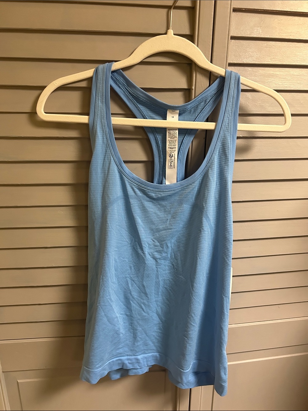Lululemon Swiftly Blue Women's Racerback Tank Top 14 NWT